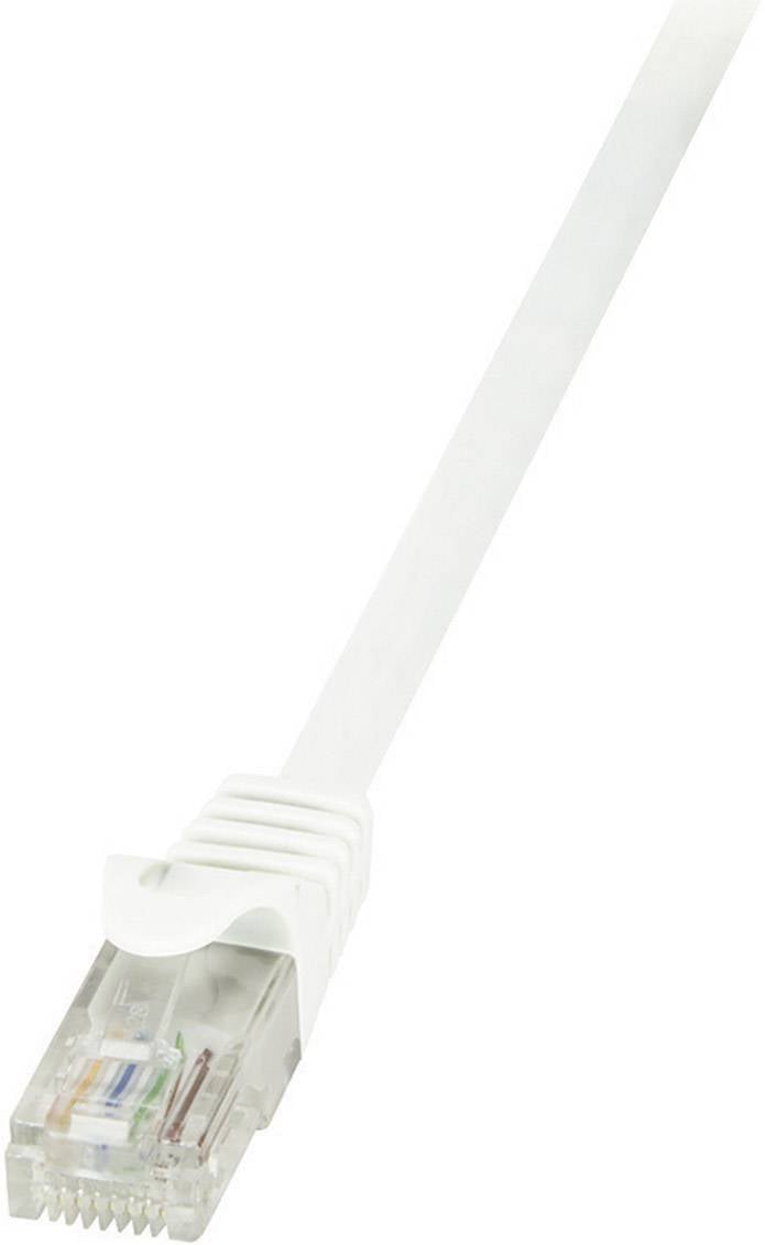 LogiLink CP2051U RJ45 Netwerkkabel, patchkabel CAT 6 U/UTP 2.00 m Wit Snagless 1 stuk(s)