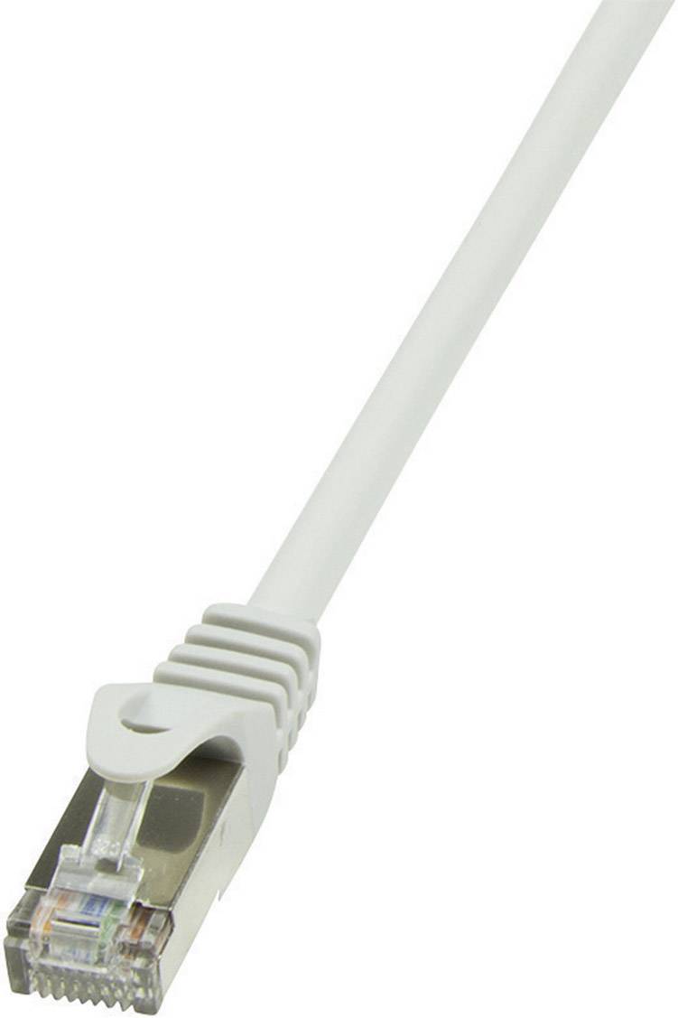 LogiLink CP1072S RJ45 Netwerkkabel, patchkabel CAT 5e F/UTP 5.00 m Grijs 1 stuk(s)