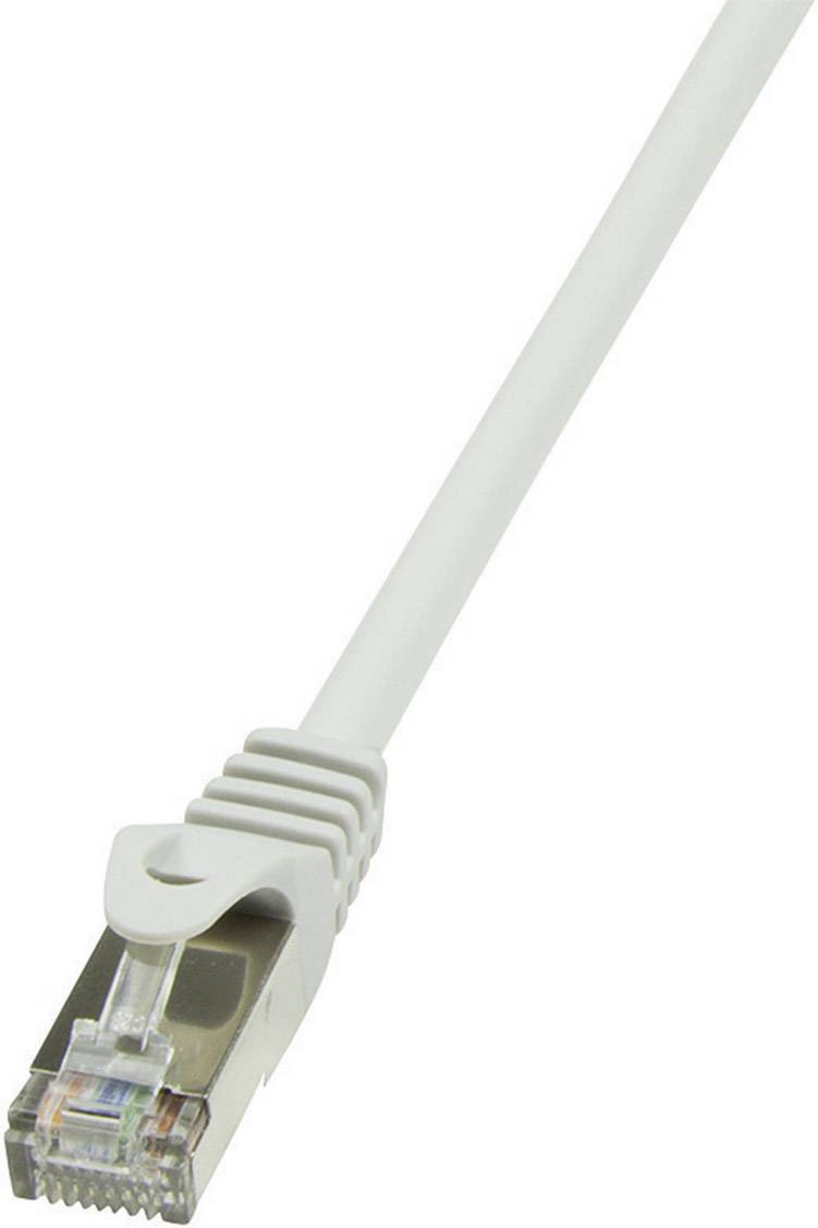 LogiLink CP1082S RJ45 Netwerkkabel, patchkabel CAT 5e F/UTP 7.50 m Grijs 1 stuk(s)