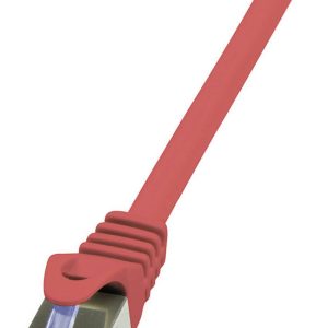 LogiLink CQ3014S RJ45 Netwerkkabel, patchkabel CAT 6A S/FTP 0.25 m Rood Vlambestendig, Snagless 1 stuk(s) LogiLink CQ3014S RJ45 Netwerkkabel, patchkabel CAT 6A S/FTP 0.25 m Rood Vlambestendig, Snagless 1 stuk(s)