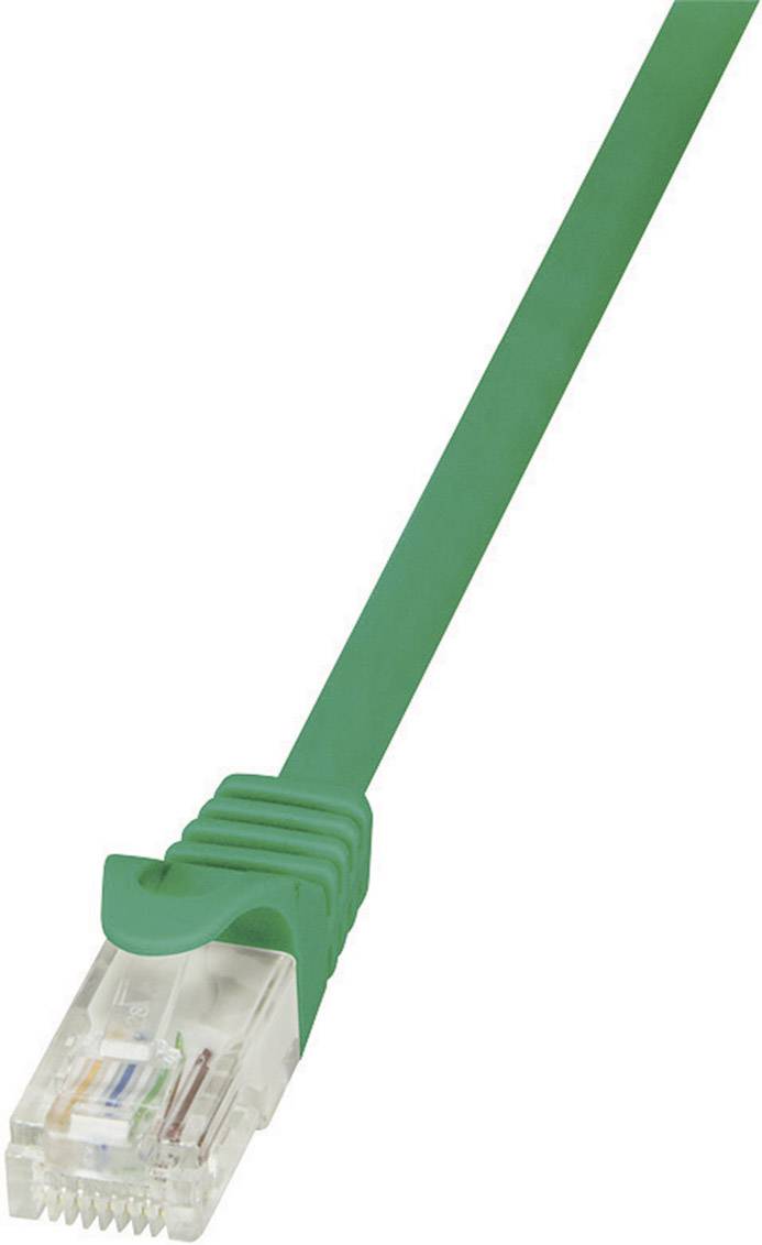 LogiLink CP2075U RJ45 Netwerkkabel, patchkabel CAT 6 U/UTP 5.00 m Groen Snagless 1 stuk(s)