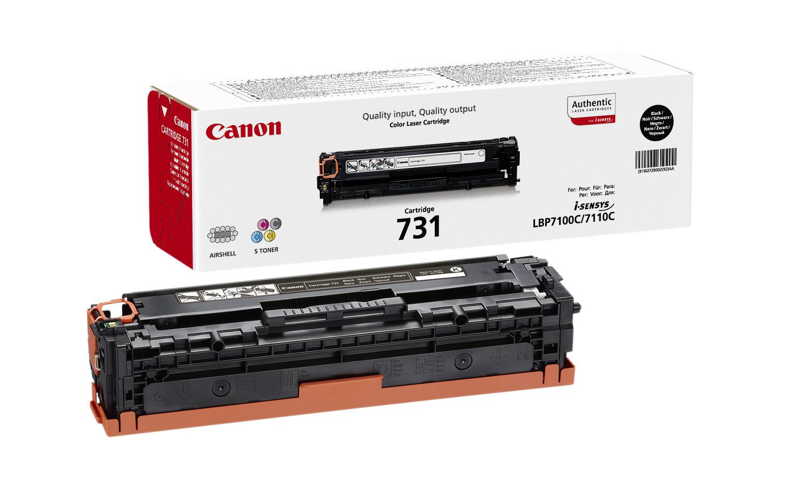 Canon Toner 731C Origineel Cyaan 1500 bladzijden 6271 B 002
