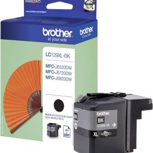 Brother Inktcartridge LC-129XLBK Origineel Zwart LC-129 XL BK Brother Inktcartridge LC-129XLBK Origineel Zwart LC-129 XL BK