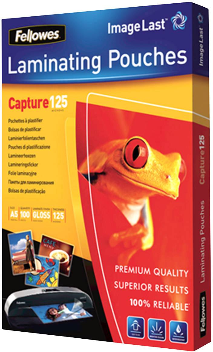 Fellowes Lamineerfolie DIN A5 125 micron glanzend 100 stuk(s)