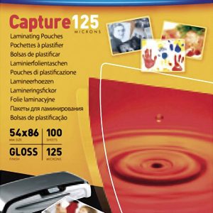 Fellowes Lamineerfolie 86 x 54 mm, Creditcard 125 micron glanzend 100 stuk(s) Fellowes Lamineerfolie 86 x 54 mm, Creditcard 125 micron glanzend 100 stuk(s)