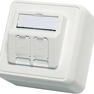 Telegärtner 100021382 Netwerkdoos Opbouw (op muur) Zonder connectoren Alpine-wit Telegärtner 100021382 Netwerkdoos Opbouw (op muur) Zonder connectoren Alpine-wit