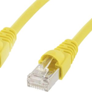 Telegärtner 100009366 RJ45 Netwerkkabel, patchkabel CAT 5e F/UTP 25.00 m Geel Vlambestendig, Snagless 1 stuk(s) Telegärtner 100009366 RJ45 Netwerkkabel, patchkabel CAT 5e F/UTP 25.00 m Geel Vlambestendig, Snagless 1 stuk(s)