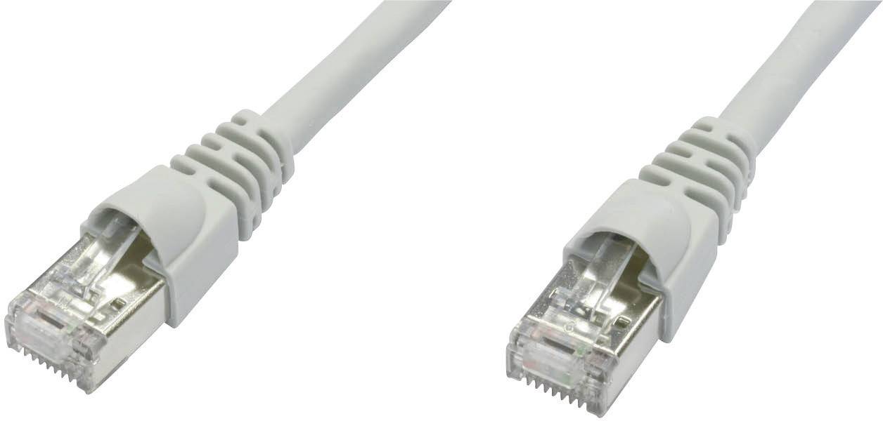 TELEGÄRTNER patchkabel S/FTP, Cat.6A, LSOH, grijs, 10 m
