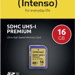 Intenso Premium SDHC-kaart 16 GB Class 10, UHS-I Intenso Premium SDHC-kaart 16 GB Class 10, UHS-I