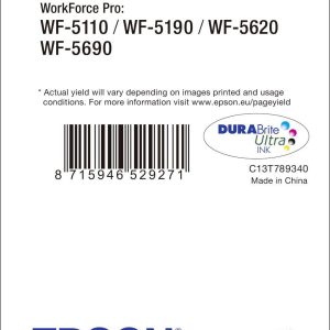 Epson Inktcartridge T7893 XXL Origineel Magenta C13T789340