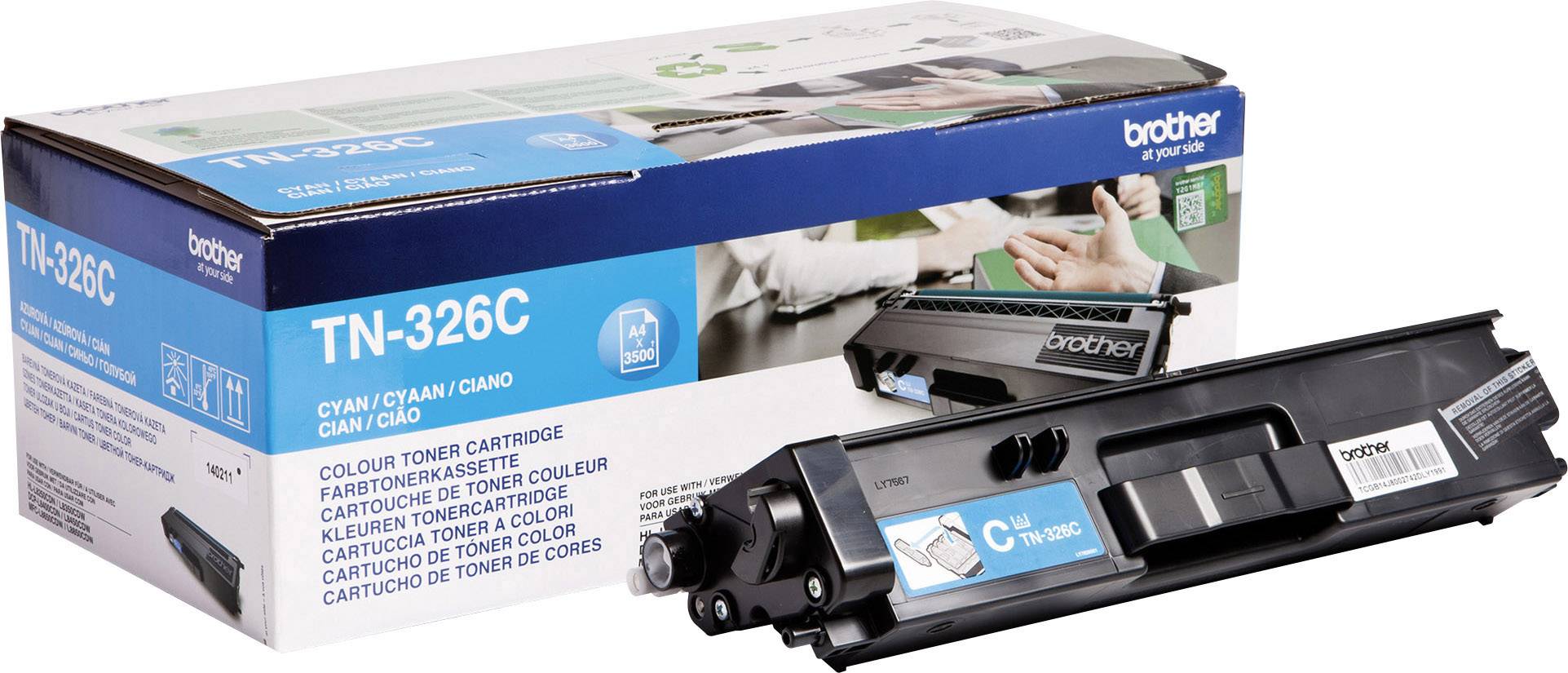 Brother Toner TN-326C Origineel Cyaan 3500 bladzijden TN-326 C