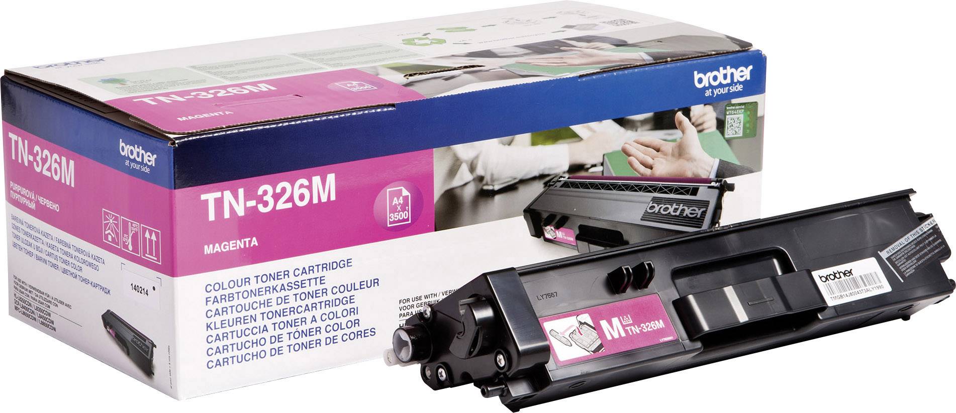Brother Toner TN-326M Origineel Magenta 3500 bladzijden TN-326 M