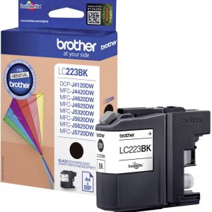 Brother Inktcartridge LC-223BK Origineel Zwart LC-223 BK Brother Inktcartridge LC-223BK Origineel Zwart LC-223 BK