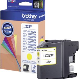 Brother Inktcartridge LC-223Y Origineel Geel LC-223 Y Brother Inktcartridge LC-223Y Origineel Geel LC-223 Y