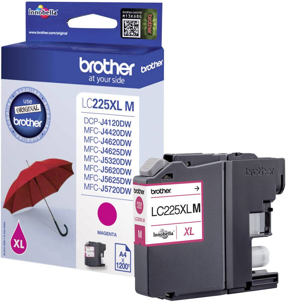 Brother Inktcartridge LC-225XLM Origineel Magenta LC-225 XL M