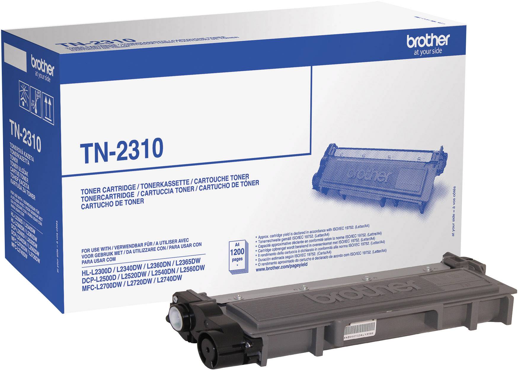 Brother Toner TN-2310 Origineel Zwart 1200 bladzijden TN-2310