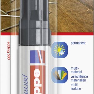 Edding 500 4-500001 Permanent marker Zwart Watervast: Ja Edding 500 4-500001 Permanent marker Zwart Watervast: Ja