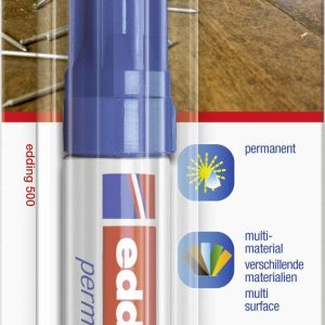 Edding edding 500 4-500003 Permanent marker Blauw Watervast: Ja Edding edding 500 4-500003 Permanent marker Blauw Watervast: Ja