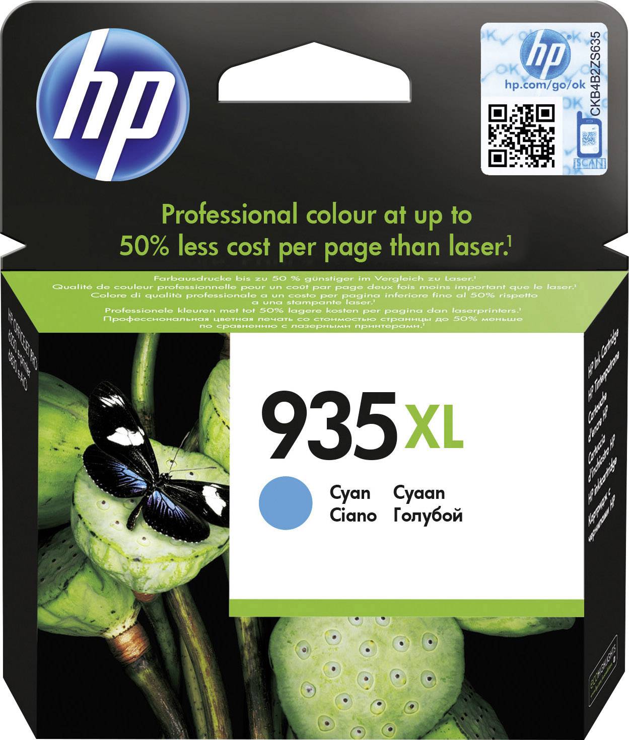 HP Inktcartridge 935XL Origineel Cyaan C2P24AE Inkt