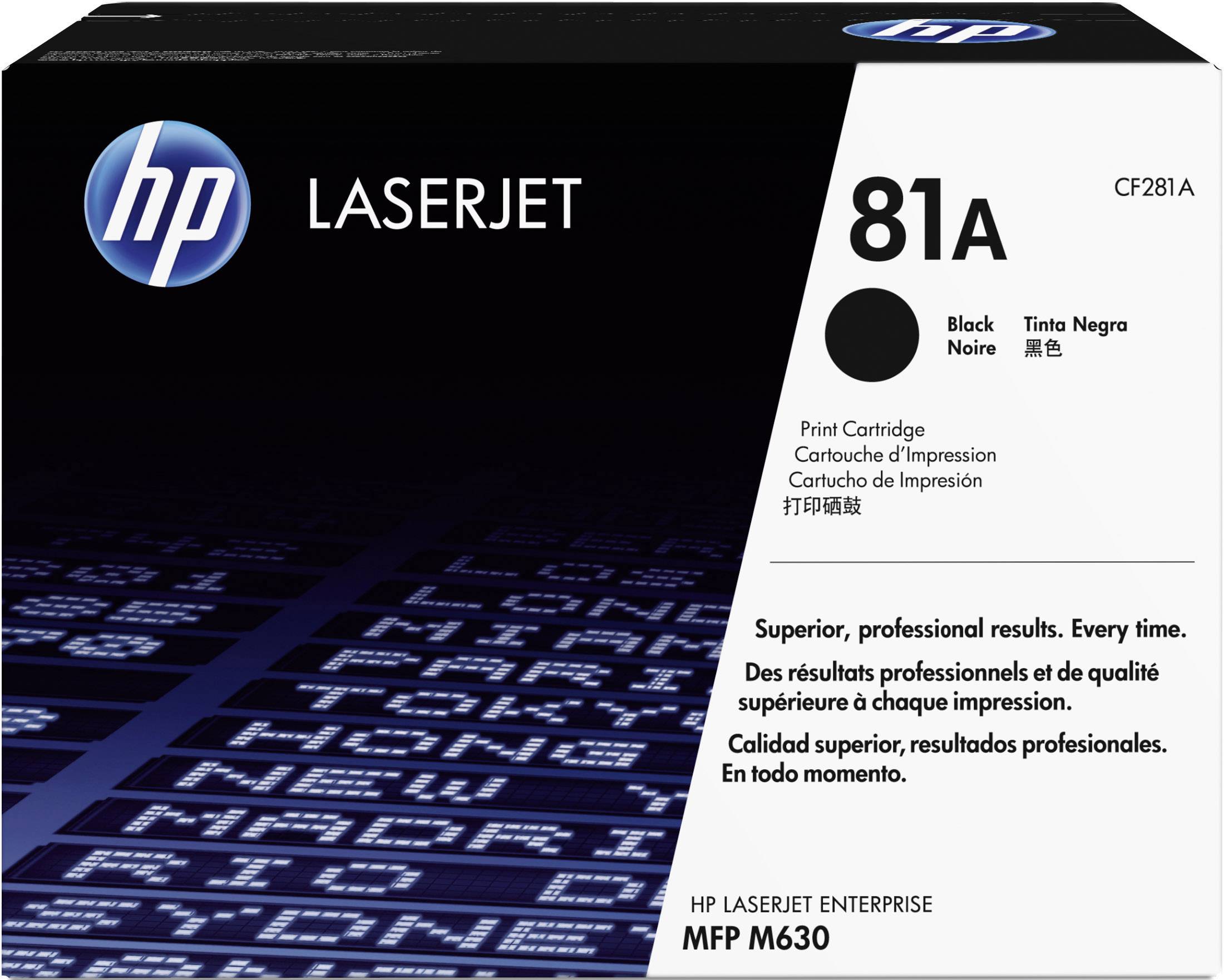 HP Toner 81A Origineel Zwart 10500 bladzijden CF281A