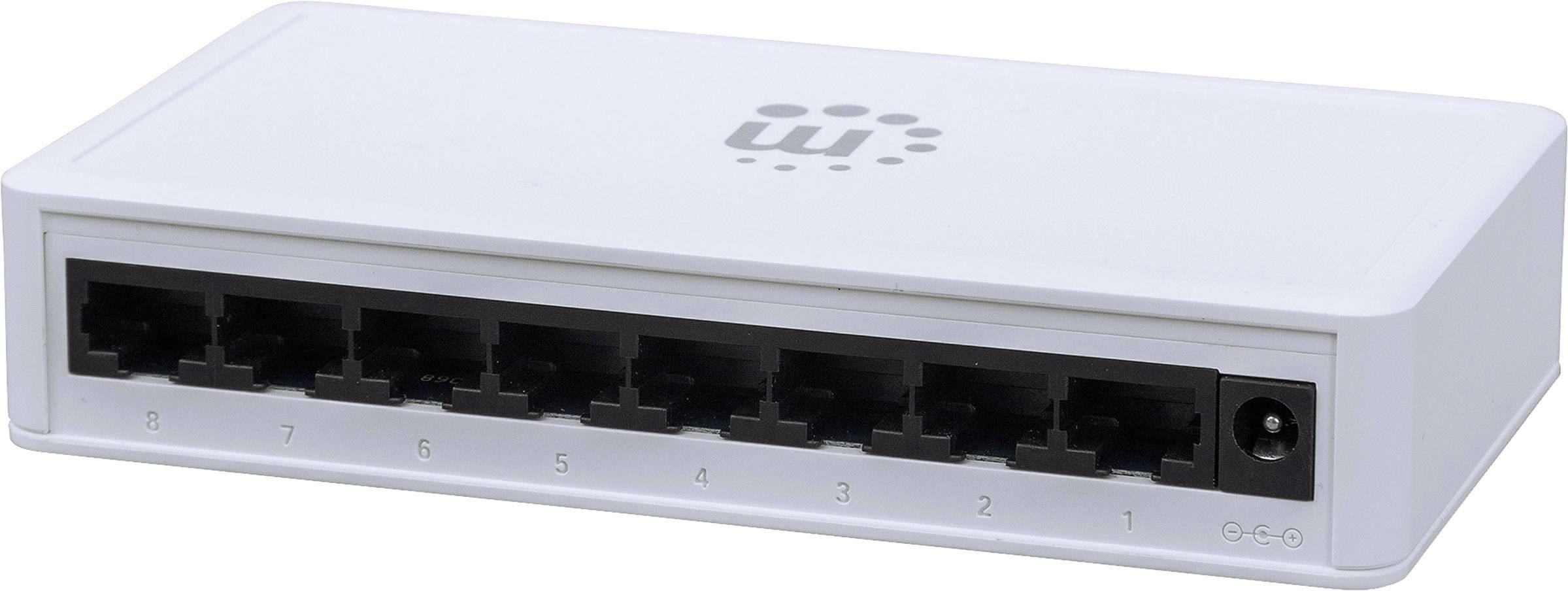 Manhattan 560702 560702 Netwerk switch 8 poorten 1 GBit/s