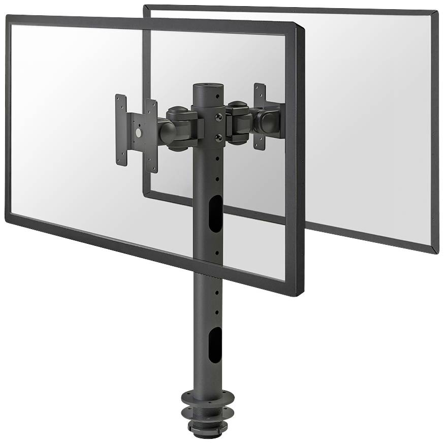 Neomounts FPMA-D050DBLACK Monitor-tafelbeugel Aantal monteerbare displays: 2 Display(s) 25,4 cm (10") - 76,2 cm (30") Zw