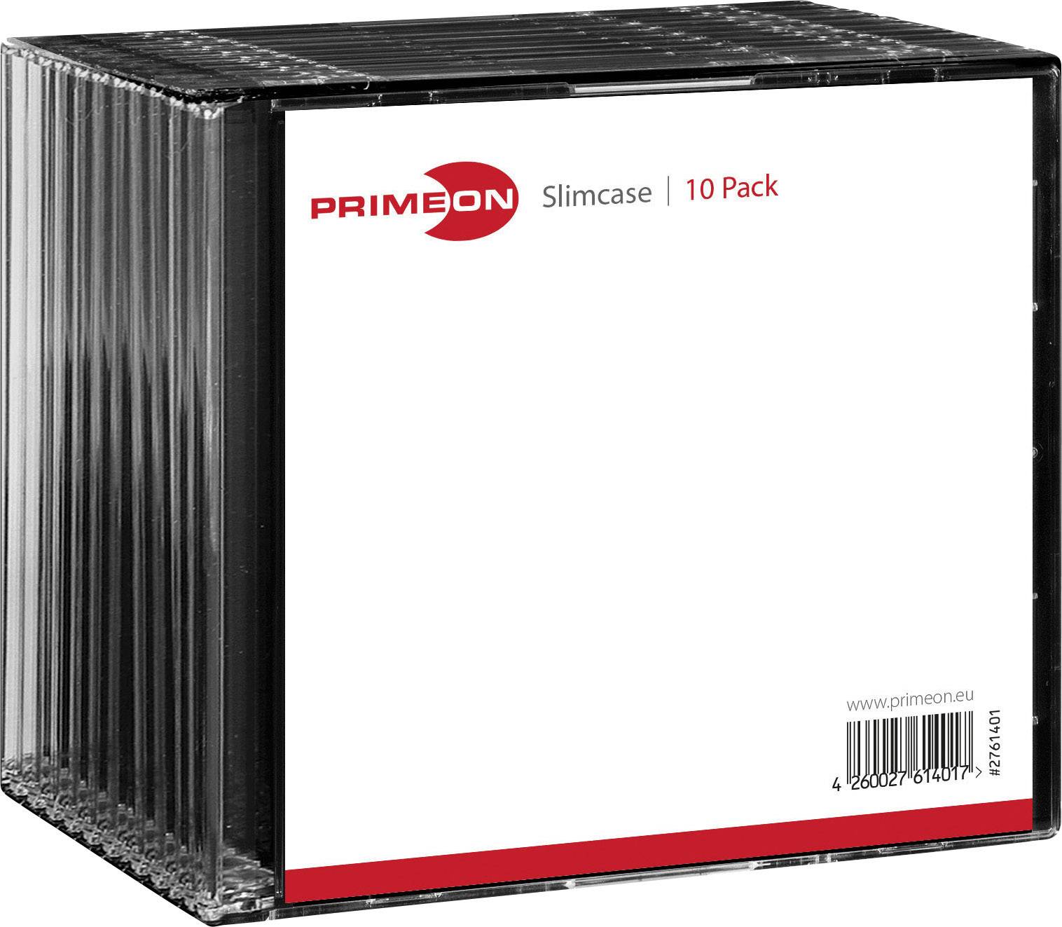 PRIMEON slimcase voor 1 disc 10 stuks