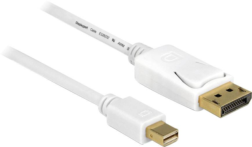 Delock 83485 DisplayPort-kabel Mini-displayport / DisplayPort Adapterkabel Mini DisplayPort-stekker, DisplayPort-stekker