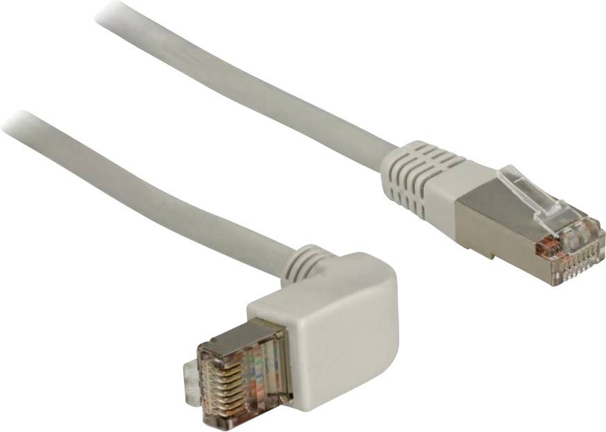 Delock 83516 RJ45 Netwerkkabel, patchkabel CAT 5e S/FTP 2.00 m Grijs 1 stuk(s)