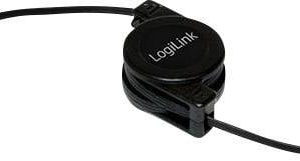 LogiLink CU0090 USB-kabel USB 2.0 USB-A stekker, USB-micro-B stekker 0.75 m Zwart Incl. oproller LogiLink CU0090 USB-kabel USB 2.0 USB-A stekker, USB-micro-B stekker 0.75 m Zwart Incl. oproller