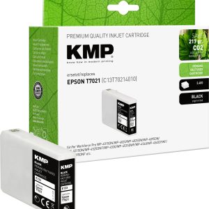 KMP Inktcartridge vervangt Epson T7021 Compatibel Zwart E133 1620,4001 KMP Inktcartridge vervangt Epson T7021 Compatibel Zwart E133 1620,4001