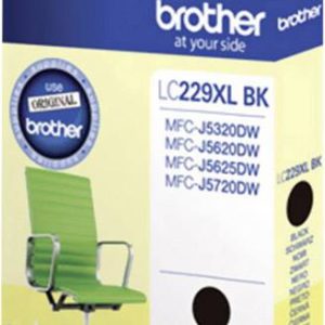 Brother Inktcartridge LC-229XLBK Origineel Zwart LC-229 XL BK Brother Inktcartridge LC-229XLBK Origineel Zwart LC-229 XL BK