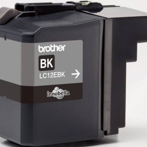 Brother Inktcartridge LC-12EBK Origineel Single Zwart LC-12 E BK Brother Inktcartridge LC-12EBK Origineel Single Zwart LC-12 E BK