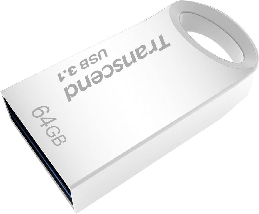Transcend JetFlash® 710S USB-stick 64 GB Zilver TS64GJF710S USB-A 3.2 Gen 1