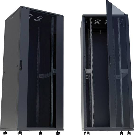 Intellinet 713184 19inch-patchkast (b x h x d) 600 x 2057 x 800 mm 42 HE Zwart (RAL 9005)