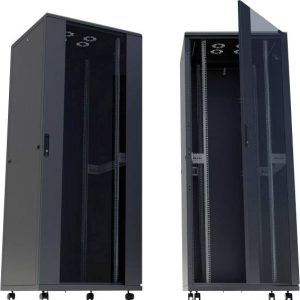 Intellinet 713481 19inch-patchkast (b x h x d) 600 x 1653 x 800 mm 32 HE Zwart (RAL 9005)