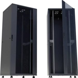 Intellinet 713528 19inch-patchkast (b x h x d) 600 x 1653 x 600 mm 32 HE Zwart (RAL 9005)