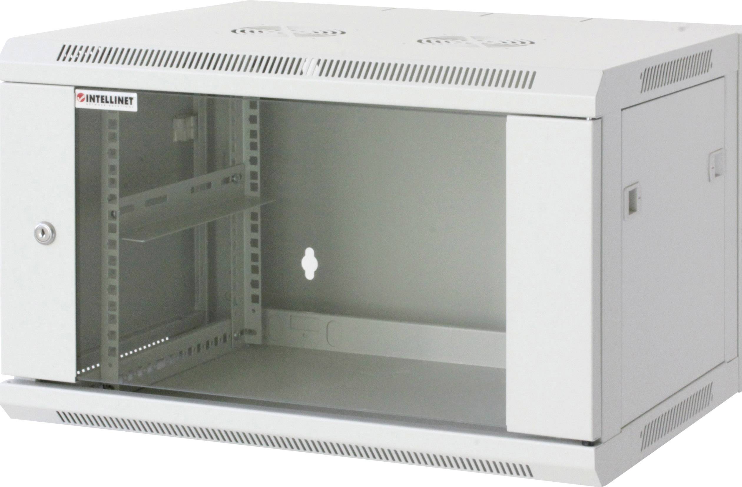 Intellinet 711838 19inch-patchkast (b x h x d) 600 x 500 x 450 mm 9 HE Grijs-wit (RAL 7035)