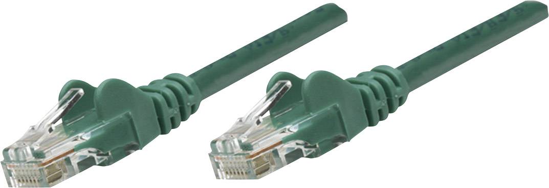 Intellinet 735407 RJ45 Netwerkkabel, patchkabel CAT 6 S/FTP 2.00 m Groen Vergulde steekcontacten 1 stuk(s)