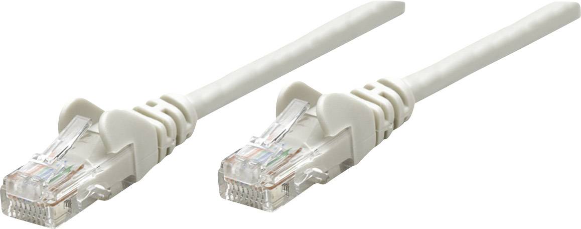 Intellinet 733304 RJ45 Netwerkkabel, patchkabel CAT 6 S/FTP 20.00 m Grijs Vergulde steekcontacten 1 stuk(s)