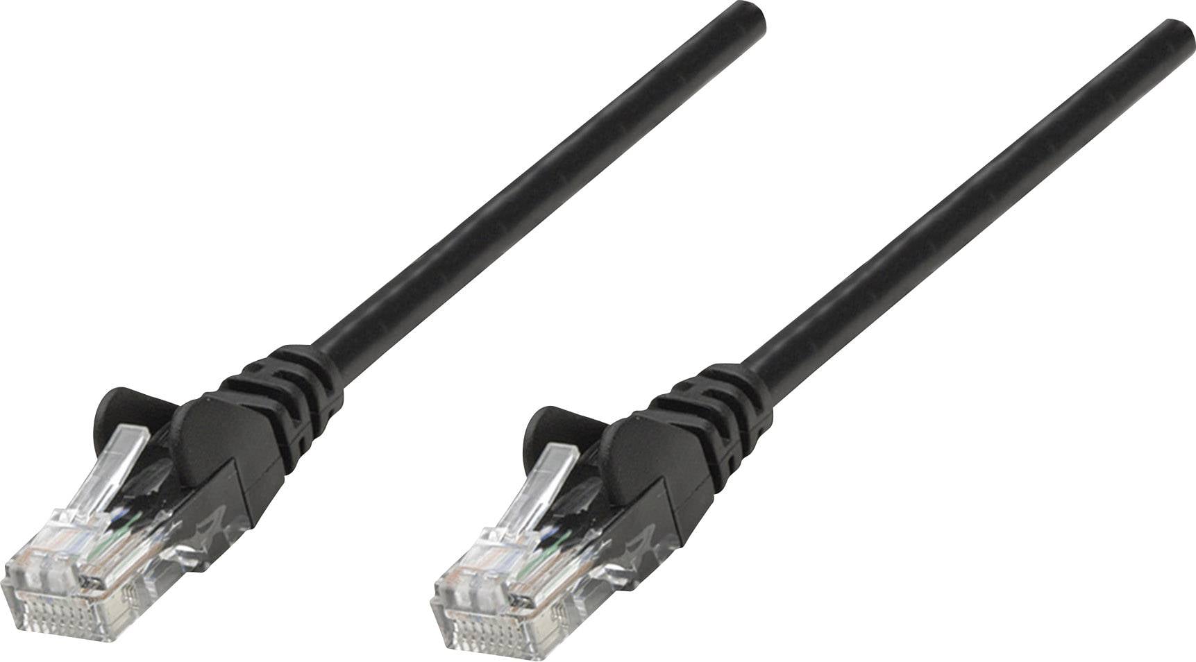 Intellinet 342100 RJ45 Netwerkkabel, patchkabel CAT 6 U/UTP 15.00 m Zwart 1 stuk(s)
