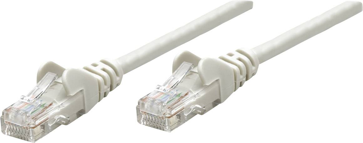 Intellinet 733328 RJ45 Netwerkkabel, patchkabel CAT 6 S/FTP 30.00 m Grijs Vergulde steekcontacten 1 stuk(s)