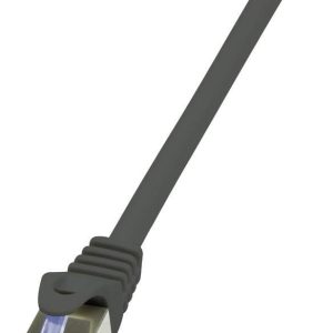 LogiLink CQ4063S RJ45 Netwerkkabel, patchkabel CAT 6A S/FTP 3.00 m Zwart Vergulde steekcontacten, Vlambestendig, Snagles LogiLink CQ4063S RJ45 Netwerkkabel, patchkabel CAT 6A S/FTP 3.00 m Zwart Vergulde steekcontacten, Vlambestendig, Snagles