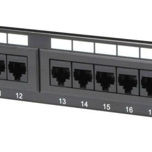 Digitus DN-91524U 24 poorten Netwerkpatchpaneel 483 mm (19″) CAT 5e 1 HE Meerdere kleuren Niet ingericht Digitus DN-91524U 24 poorten Netwerkpatchpaneel 483 mm (19″) CAT 5e 1 HE Meerdere kleuren Niet ingericht