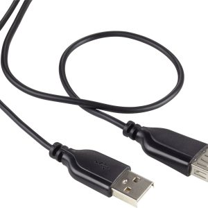 Renkforce RF-4080795 USB-kabel USB 2.0 USB-A stekker, USB-A bus 1.00 m Zwart SuperSoft-mantel Renkforce RF-4080795 USB-kabel USB 2.0 USB-A stekker, USB-A bus 1.00 m Zwart SuperSoft-mantel