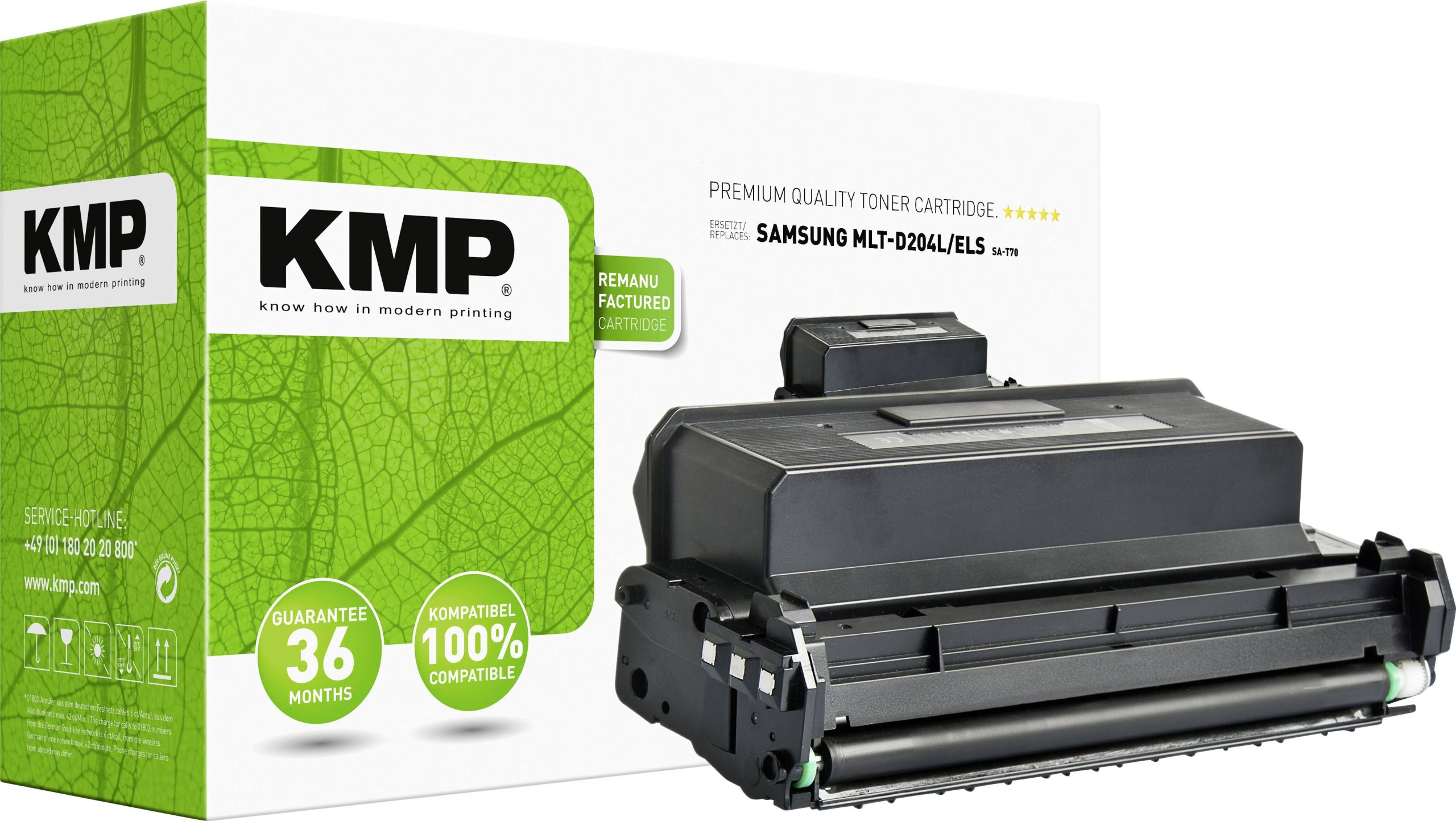 KMP Tonercassette vervangt Samsung MLT-D204L Compatibel Zwart 5000 bladzijden SA-T70