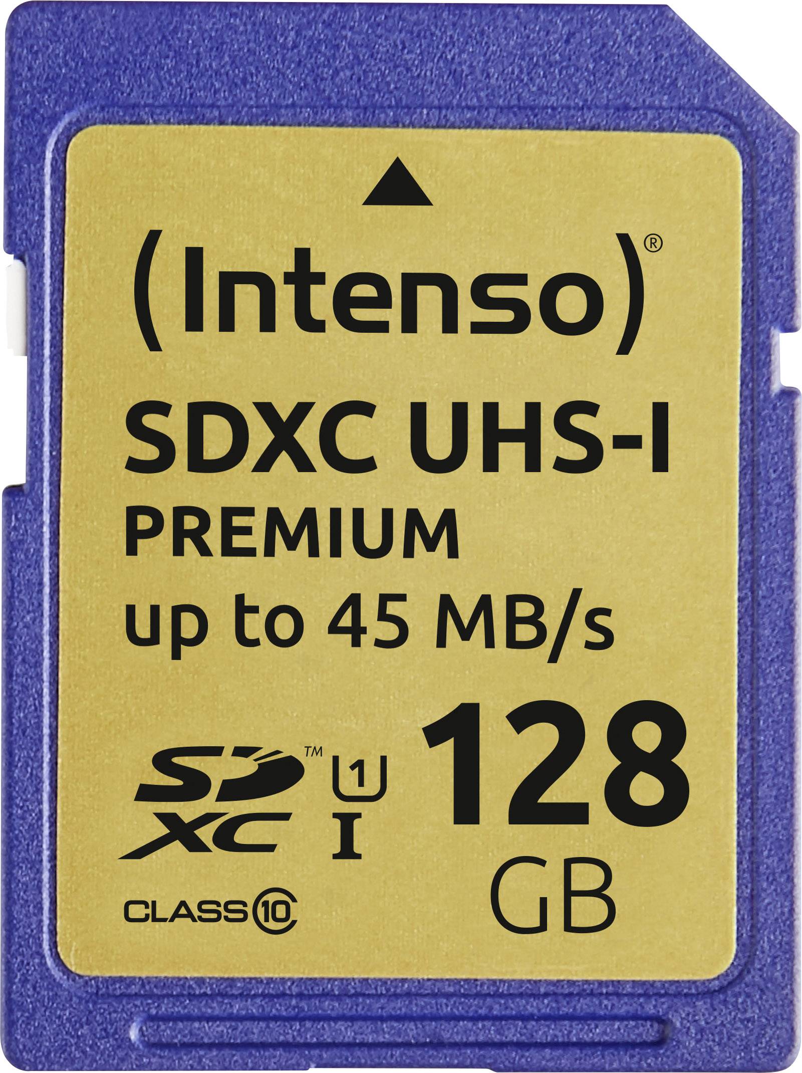 Intenso Premium SDXC-kaart 128 GB Class 10, UHS-I