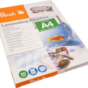 Peach Lamineerfolie DIN A4 80 micron glanzend 100 stuk(s) Peach Lamineerfolie DIN A4 80 micron glanzend 100 stuk(s)