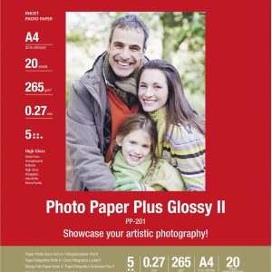 Canon Photo Paper Plus Glossy II PP-201 2311B019 Fotopapier DIN A4 265 g/m² 20 vellen Glanzend
