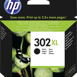 HP 302XL Inktcartridge Origineel Zwart F6U68AE Inkt